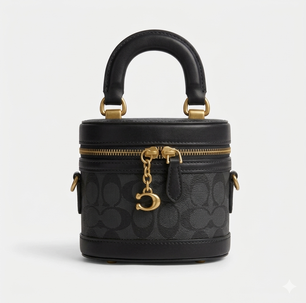 Coach Micro-Barrel (Black/Grey)